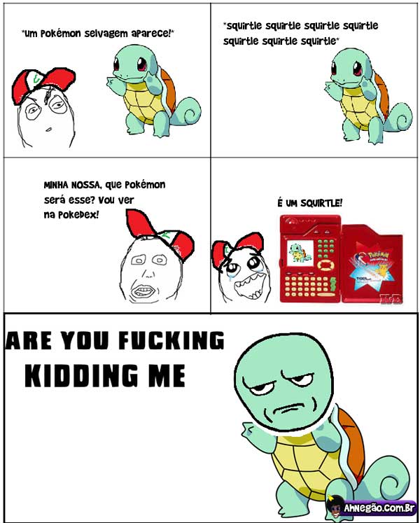 E foi assim que nasceu um pokémon de fogo e água ( ͡° ͜ʖ ͡°) - Meme by  SquirtleXD :) Memedroid