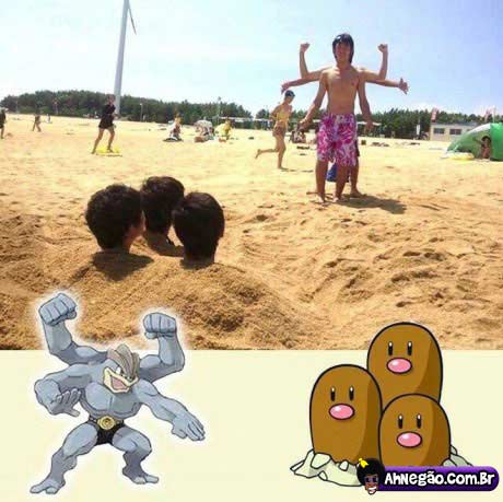 Pokémons na vida real